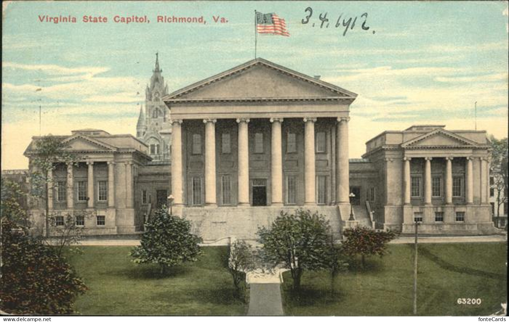 11109029 Richmond_Virginia Virginia State Capitol - Autres & Non Classés
