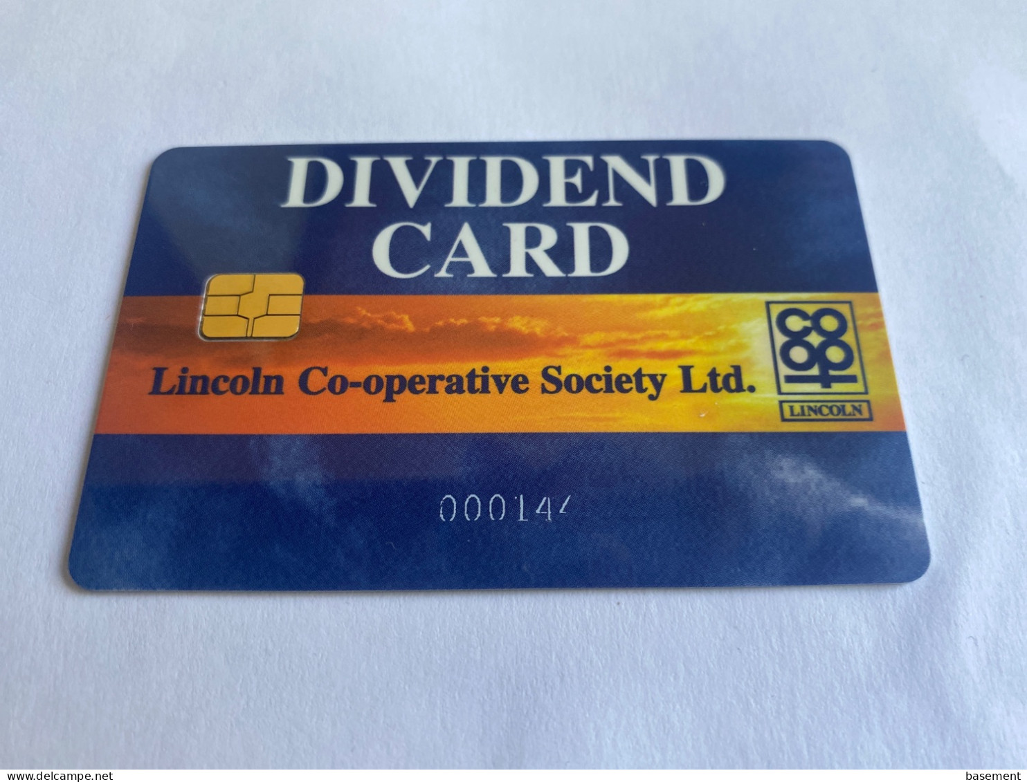 1:090 - Chip Card Dividend Card - Krediet Kaarten (vervaldatum Min. 10 Jaar)