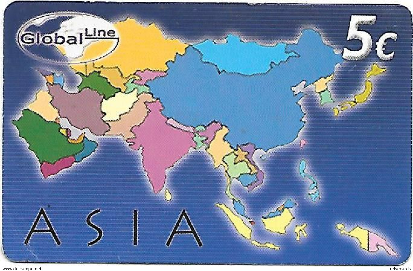 Spain: Prepaid Global Line - Asia - Andere & Zonder Classificatie