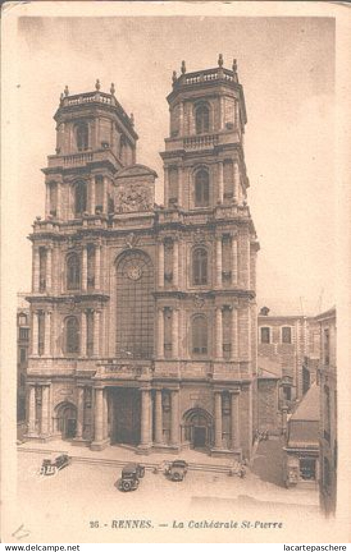 X2947 BRETAGNE ILLE ET  VILAINE COTE D' EMERAUDE RENNES LA CATHEDRALE ST PIERRE - Rennes