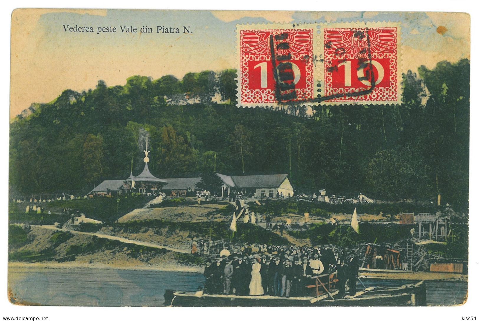 RO 86 - 21247 PIATRA NEAMT, Trecerea Cu Bacul, Romania - Old Postcard - Used - 1910 - Roumanie