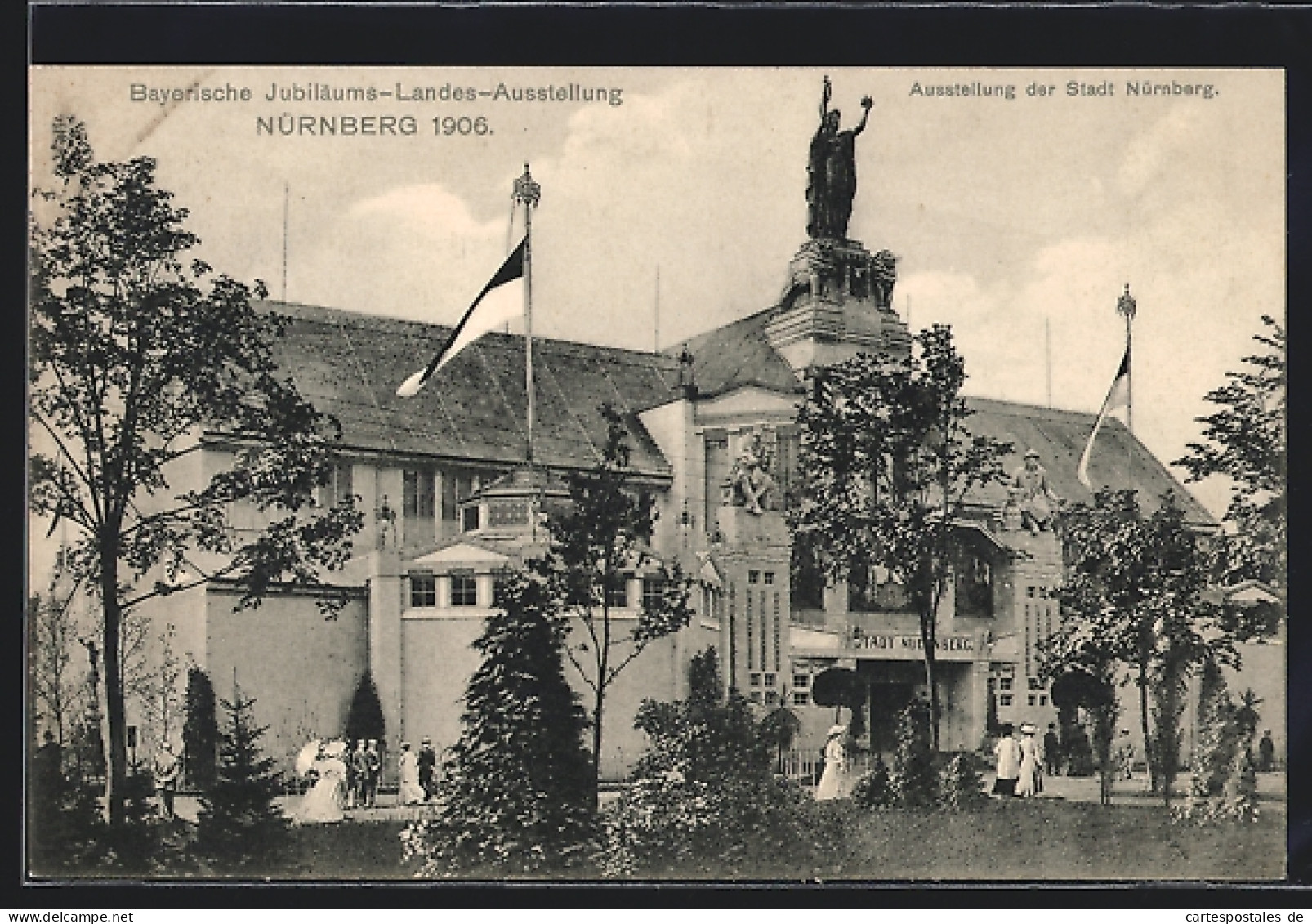 AK Nürnberg, Bayerische Jubiläums-Landes-Ausstellung  - Tentoonstellingen