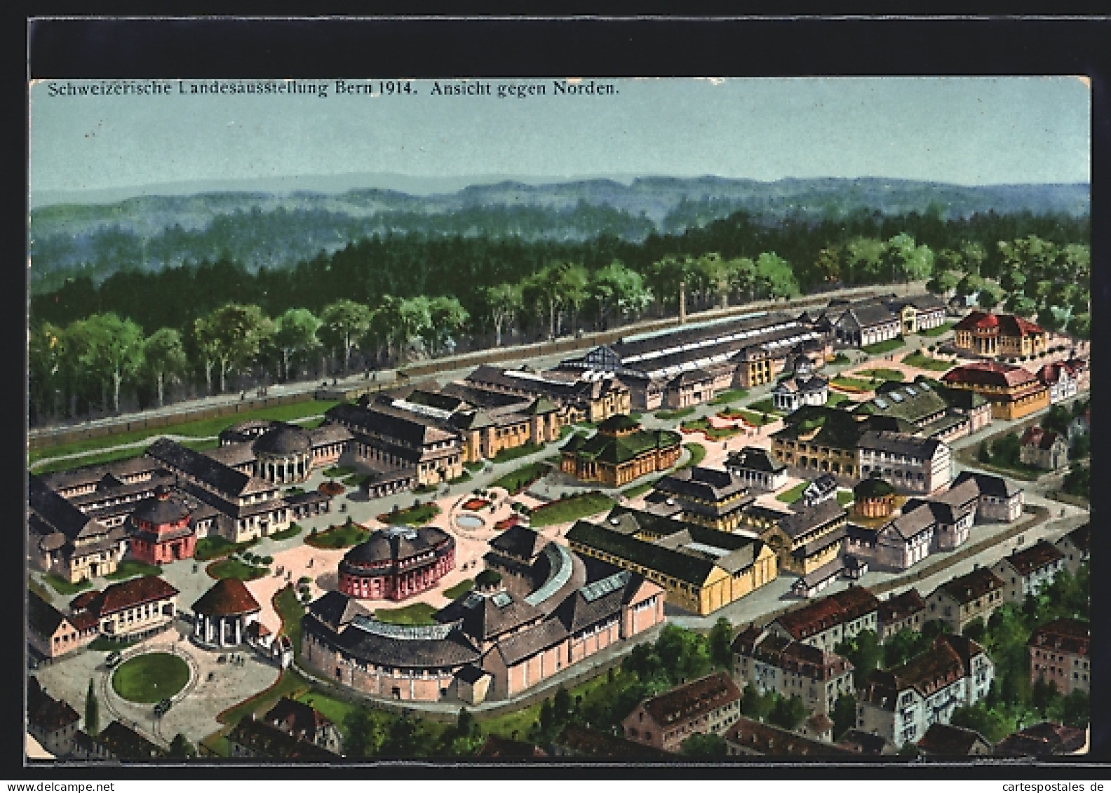 AK Bern, Schweiz. Landes Ausstellung 1914, Ansicht Gegen Norden  - Exhibitions