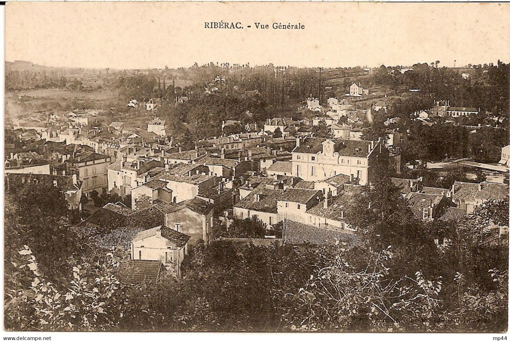 6J3 --- 24 RIBERAC Hôpital 37 - 1. Weltkrieg 1914-1918