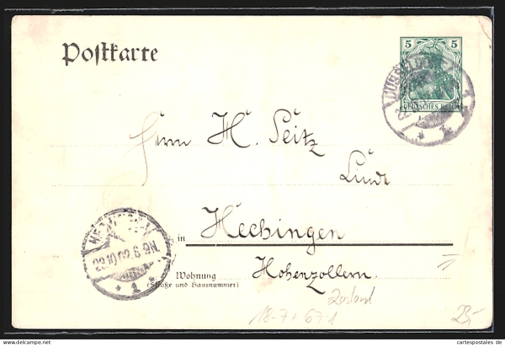 Lithographie Düsseldorf, Industrie-, Kunst- Und Gewerbe-Ausstellung 1902, Wappen, Ganzsache  - Expositions
