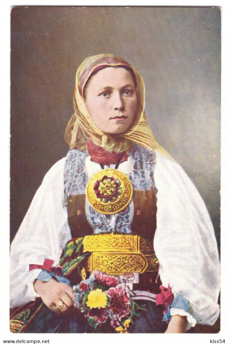 RO 86 - 16796 BRASOV, Ethnic Woman, Tara Barsei, Ceangai, Romania - Old Postcard - Unused - Roumanie