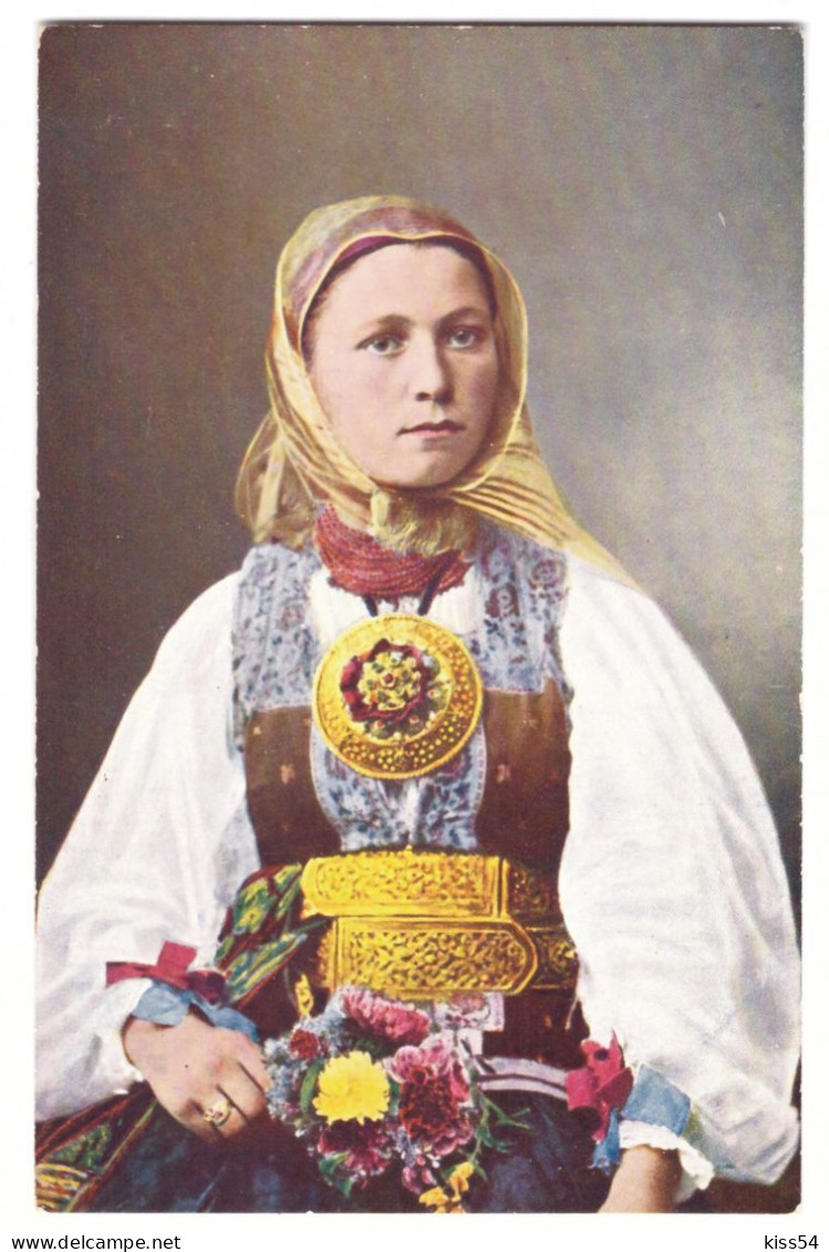 RO 86 - 16796 BRASOV, Ethnic Woman, Tara Barsei, Ceangai, Romania - Old Postcard - Unused - Roemenië