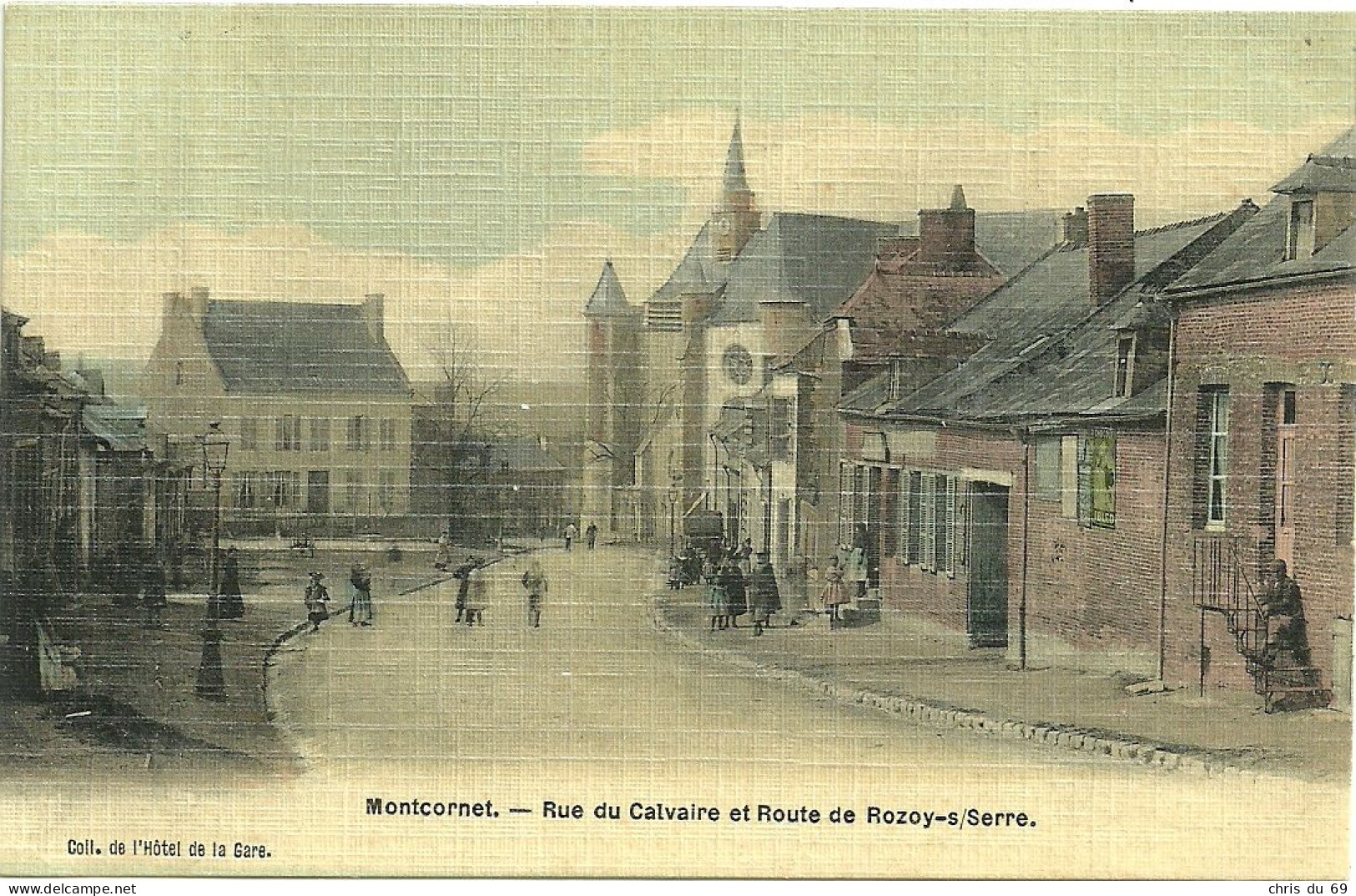 Montcornet Rue Du Calvaire Et Route De Rozoy Sur Serre - Autres & Non Classés