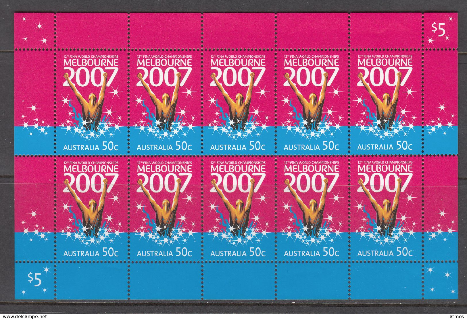 Australia MNH Michel Nr 2781 Sheet Of 10 From 2007 - Mint Stamps