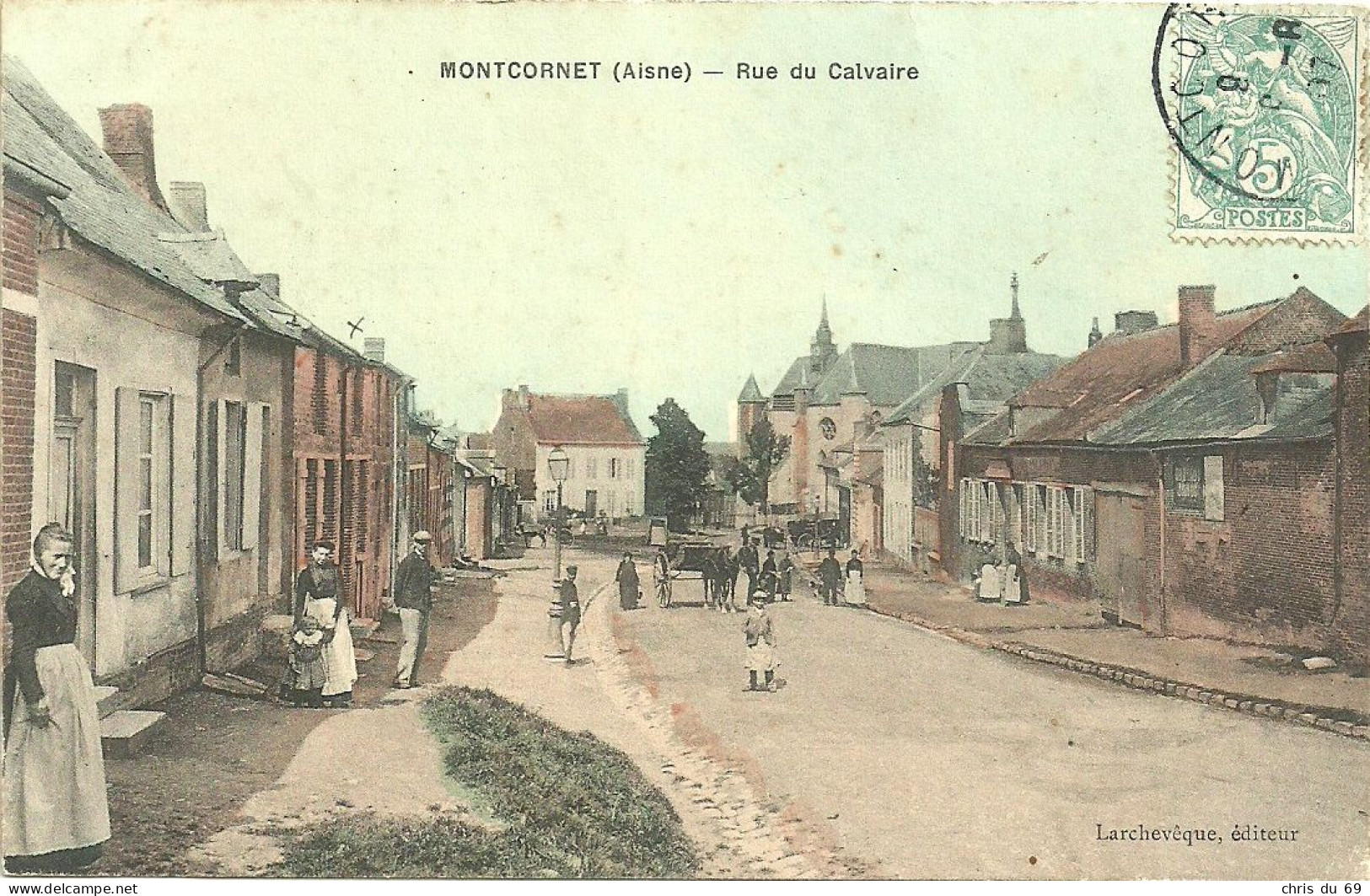 Montcornet Rue Du Calvaire - Autres & Non Classés