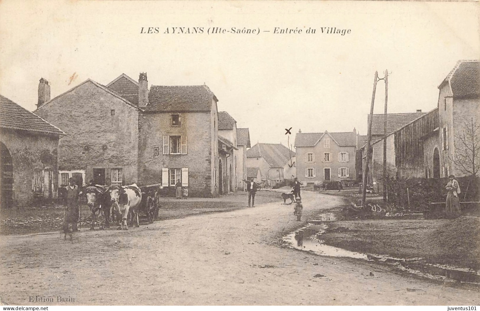 CPA Les Aynans-Entrée Du Village      L2927 - Other & Unclassified