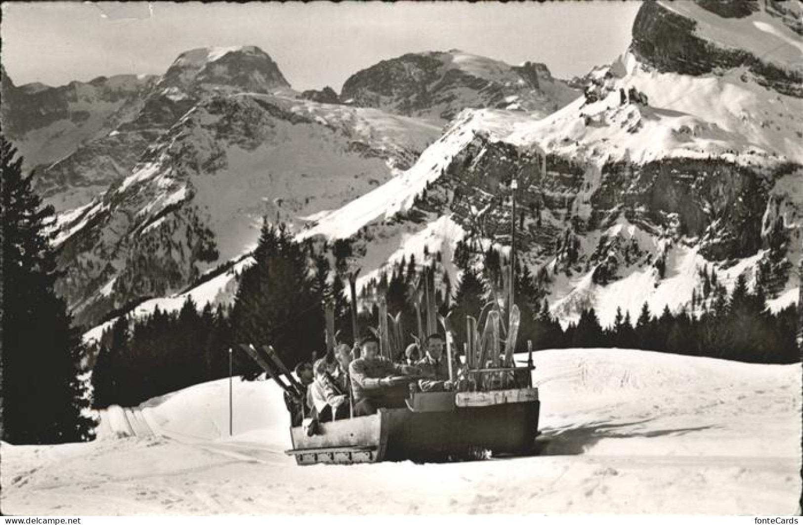 11096966 Braunwald_GL Schlitten Winter Ski - Other & Unclassified