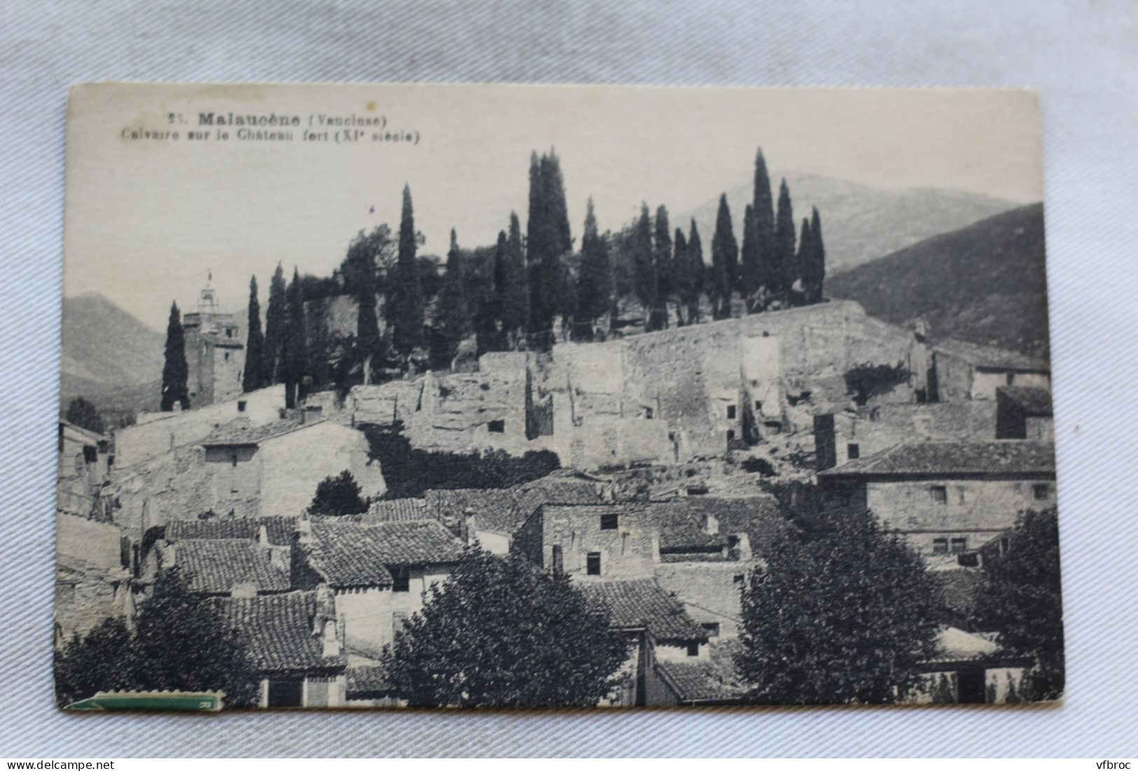 Cpa 1927, Malaucène, Calvaire Sur Le Château, Vaucluse 84 - Malaucene