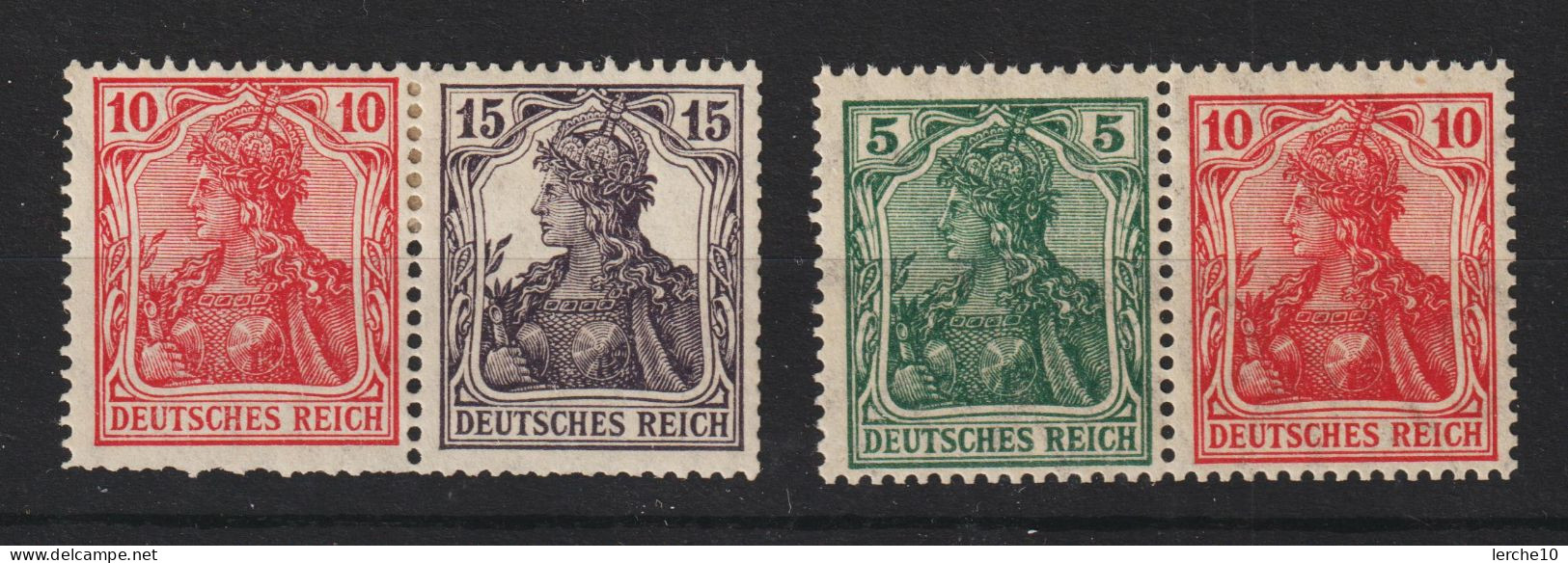 W 7, 12 MiNr. 85, 86, 101 Ungebraucht *  (0728) - Unused Stamps