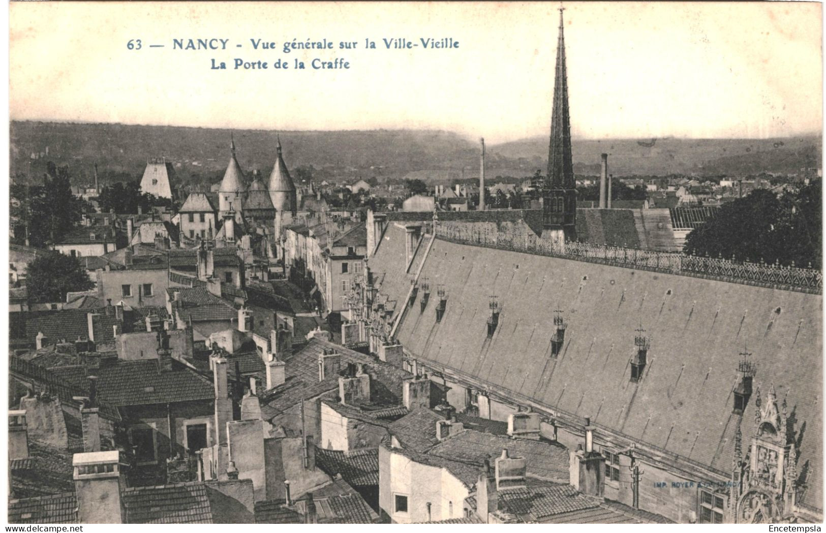 CPA Carte Postale France Nancy Vue Générale  Porte De La Craffe  VM80935 - Nancy