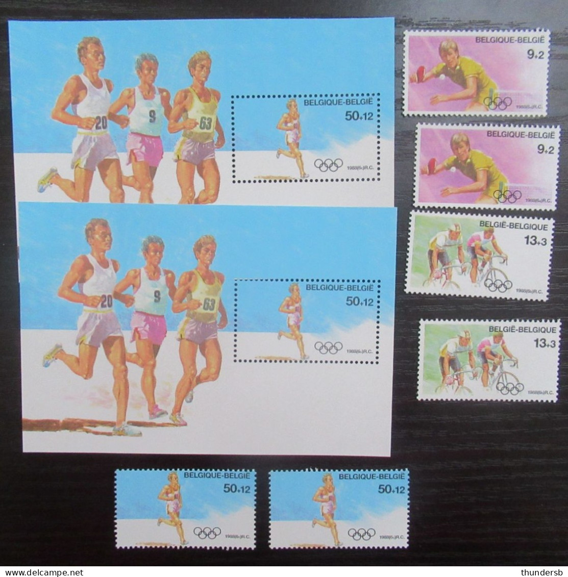 2285/86 En BL64 'Olympische Spelen' - FV: 6,3 Euro - Postfris ** - Unused Stamps