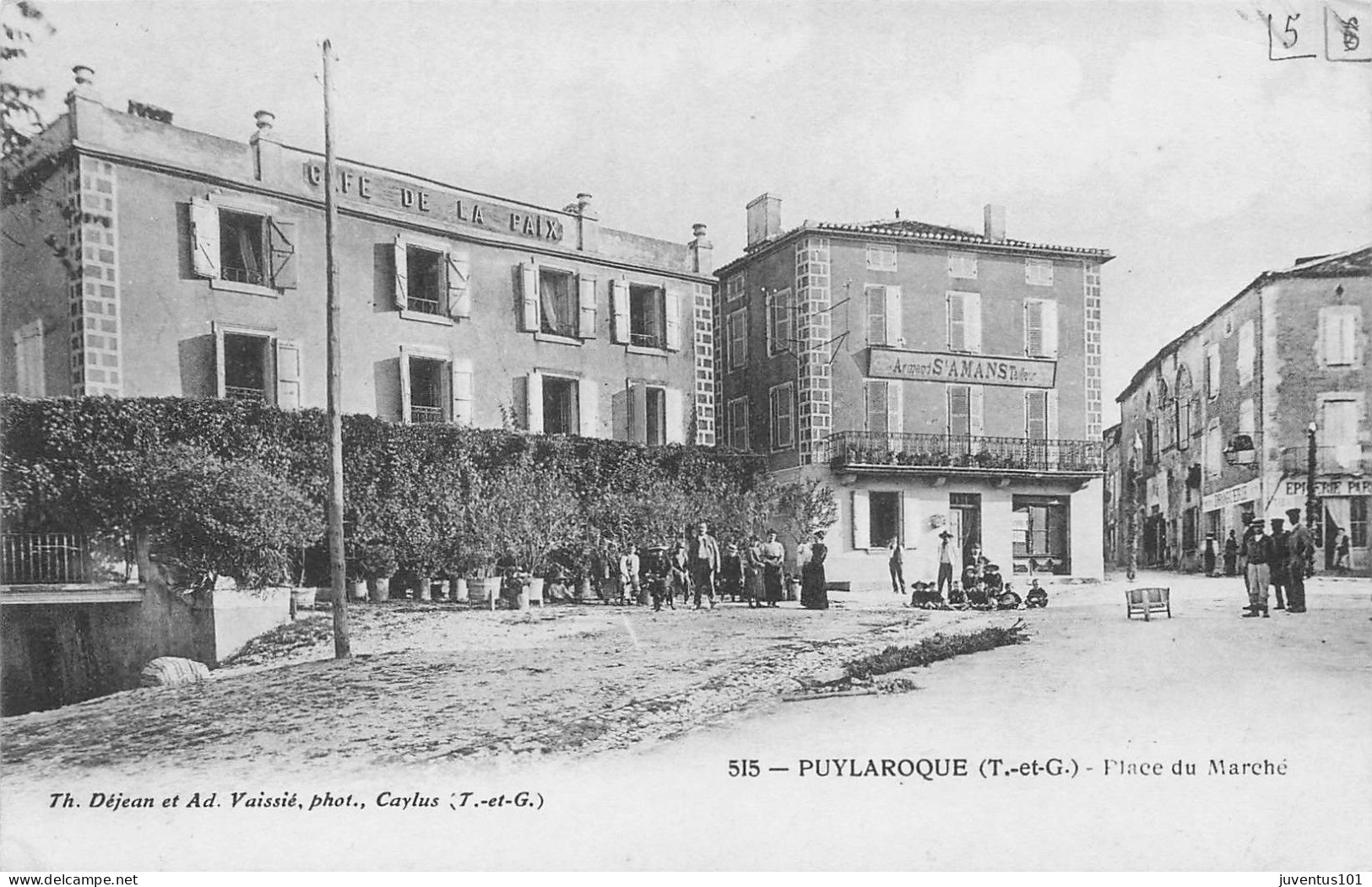 CPA Puylaroque-Place Du Marché-515      L2926 - Other & Unclassified