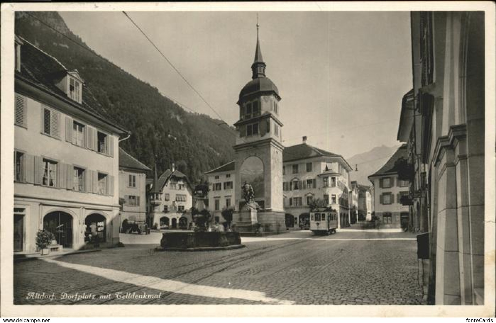 11096512 Altdorf__UR Dorfplatz Telldenkmal - Autres & Non Classés