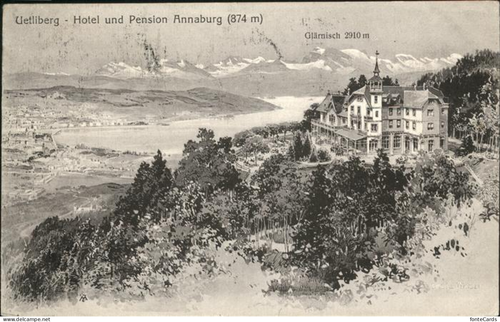 11094395 Uetliberg_ZH Hotel Pension Annaburg Glaernisch - Autres & Non Classés