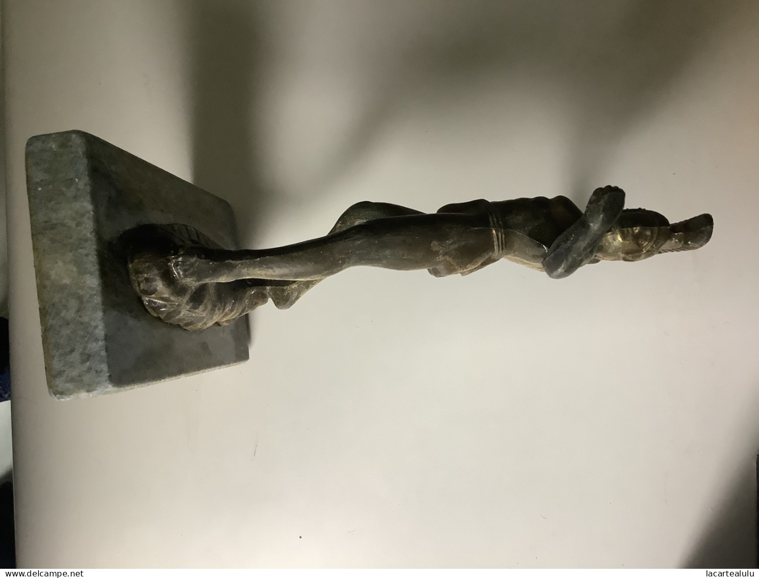 Sculpture Cesar En Régule Hauteur 32,5 - Bronces