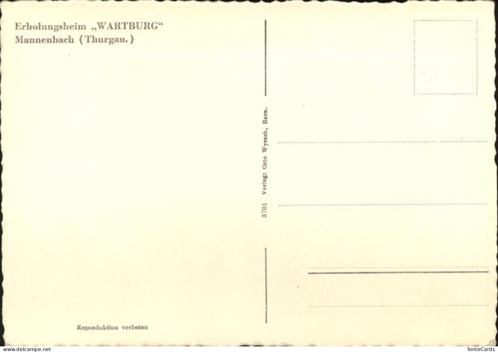 11094200 Mannenbach-Salenstein Erholungsheim Wartburg Fliegeraufnahme  - Other & Unclassified