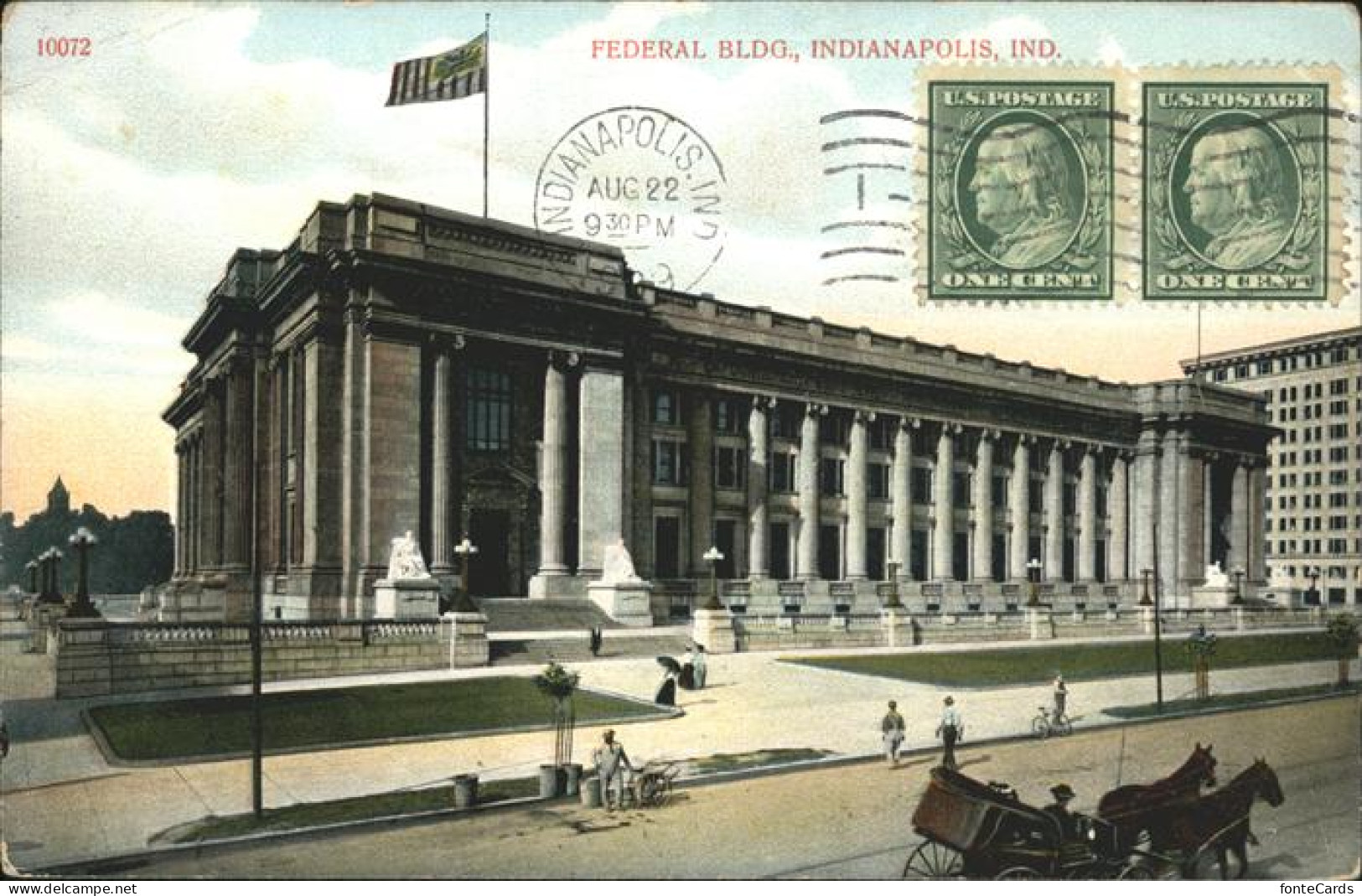 11093927 Indianapolis Federal Building Kutsche  - Autres & Non Classés