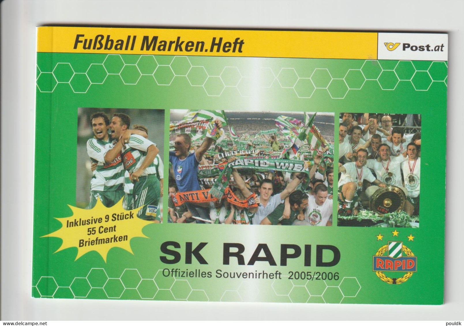 Austria 2006 SK Rapid Booklet Football Club MNH/**. Postal Weight Approx. 0,09 Kg. Please Read Sales Conditions Under Im - Beroemde Teams