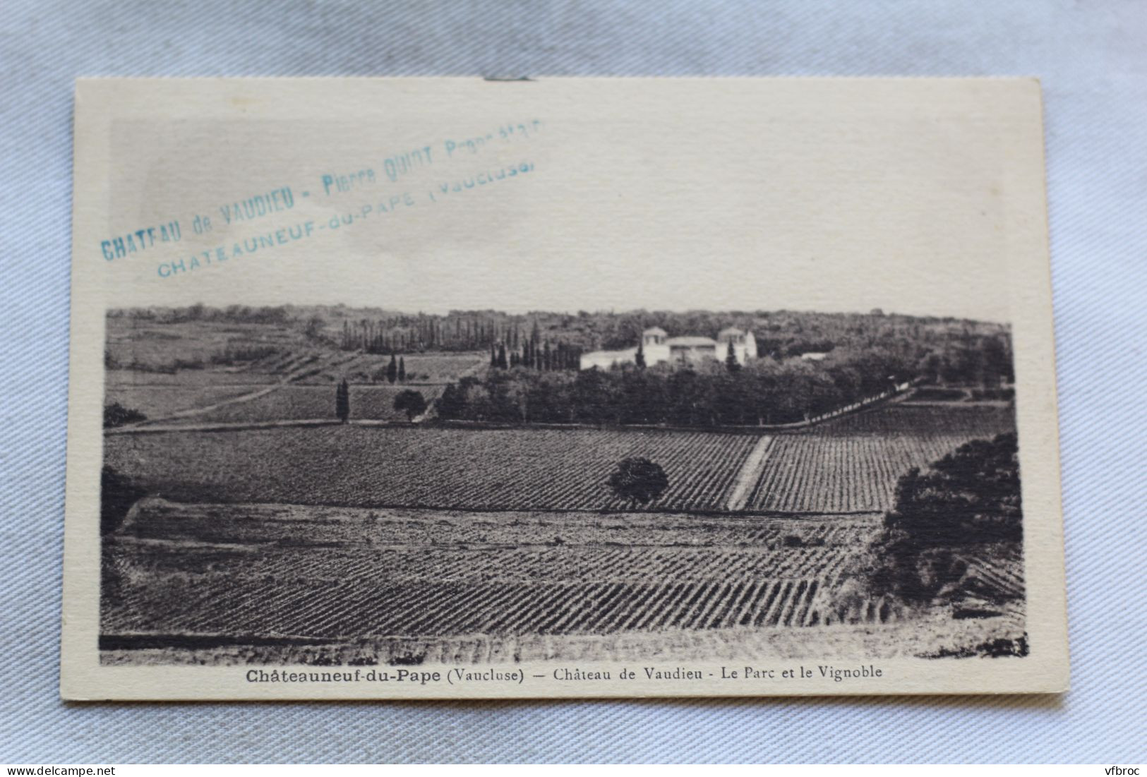 Châteauneuf Du Pape, Château De Vaudieu, Le Parc Et Le Vignoble, Vaucluse 84 - Chateauneuf Du Pape