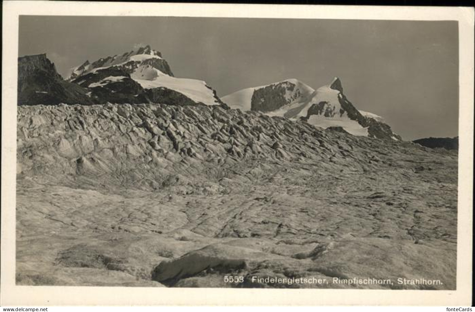 11093911 Findelen_VS Gletscher Rimpfischhorn Strahlhorn - Autres & Non Classés