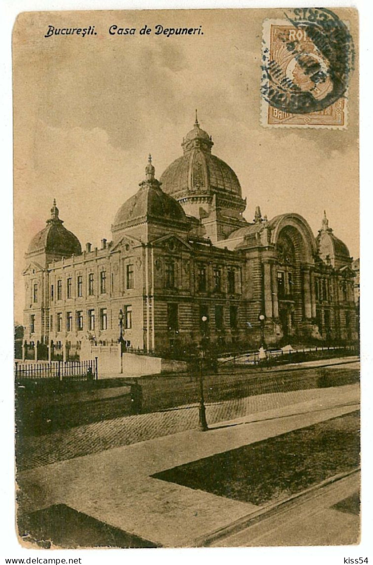 RO 86 - 1553 BUCURESTI, Romania, C.E.C - Old Postcard - Used - TCV - Roumanie