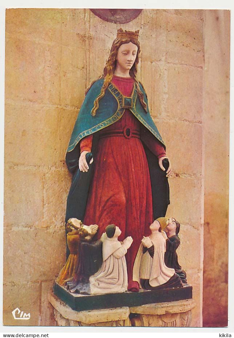 CPSM / CPM 10,5 X 15 Yonne Abbaye De PONTIGNY La Vierge Protectrice  Collection De La Paroisse - Pontigny