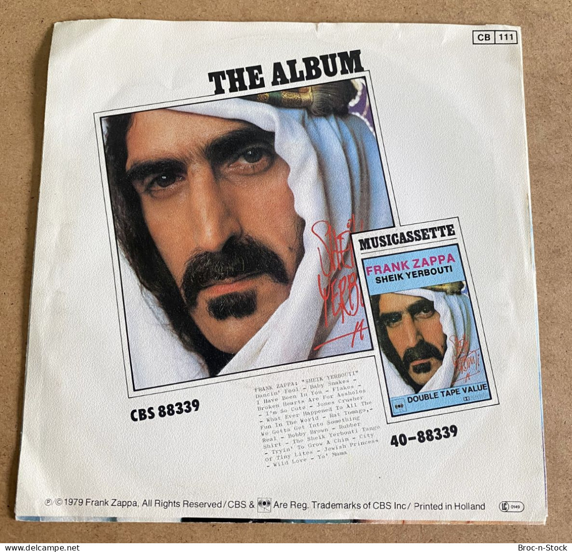 Vinyle 45T - Frank Zappa -Dancin'Fool - Rock