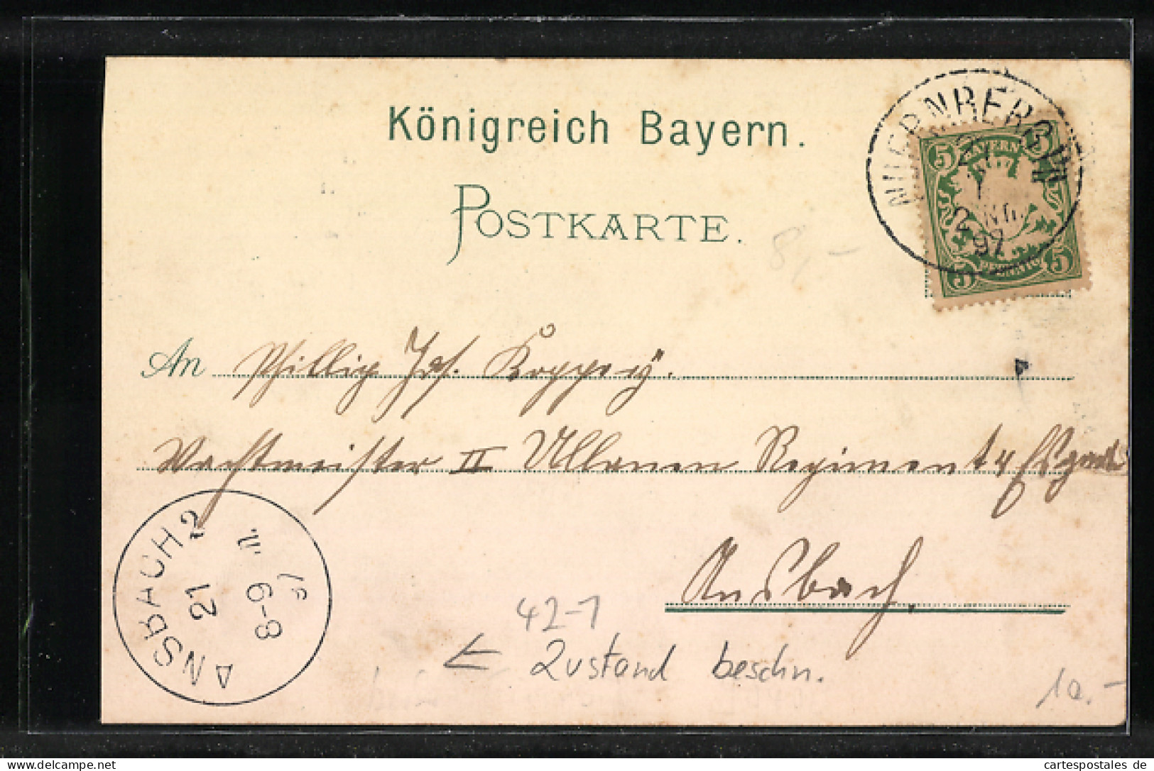 Lithographie Nürnberg, XII. Deutsches Bundesschiessen 1897, Teilansicht, Schütze Mit Frau In Tracht  - Chasse