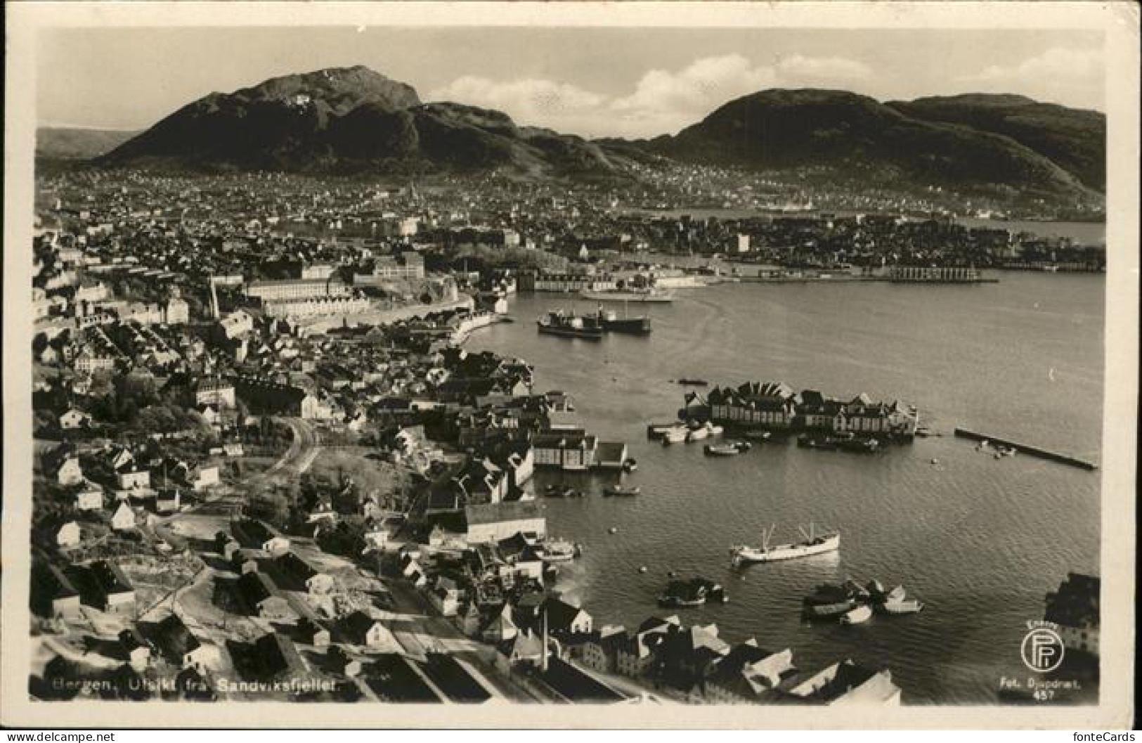 11092756 Bergen Norwegen Panorama Bergen Norwegen - Noorwegen