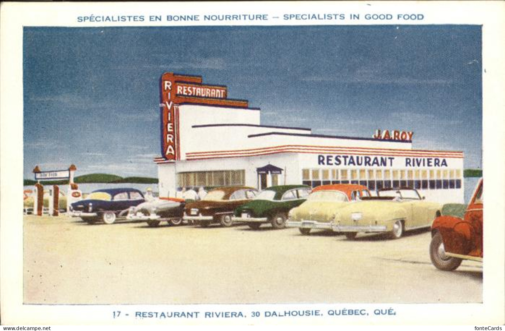 11092688 Quebec Restaurant Riviera Quebec - Non Classés