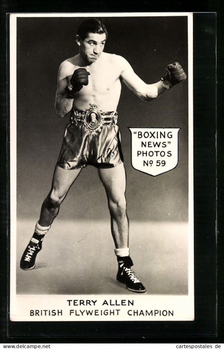 AK Terry Allen, British Flyweight Champion  - Boxe