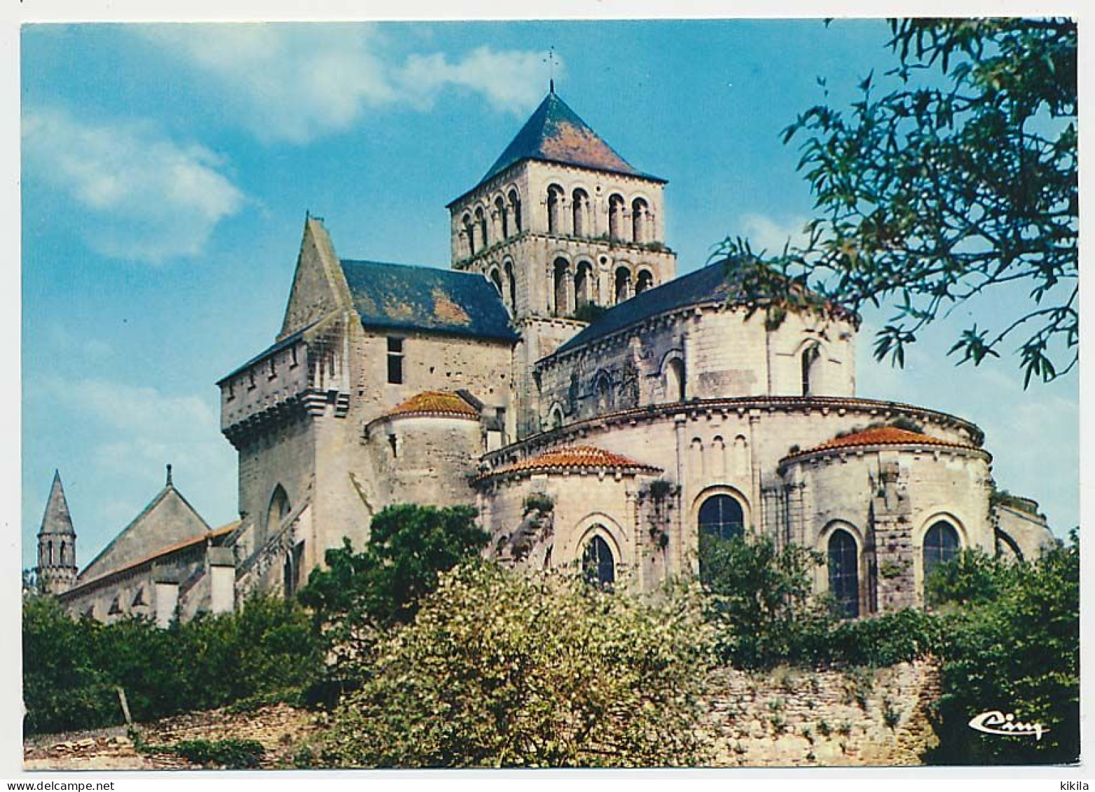 CPSM / CPM 10.5 X 15 Deux Sèvres SAINT-JOUIN-de-MARNES Eglise Abbatiale (XI° Et XII° S.)  L'abside - Saint Jouin De Marnes