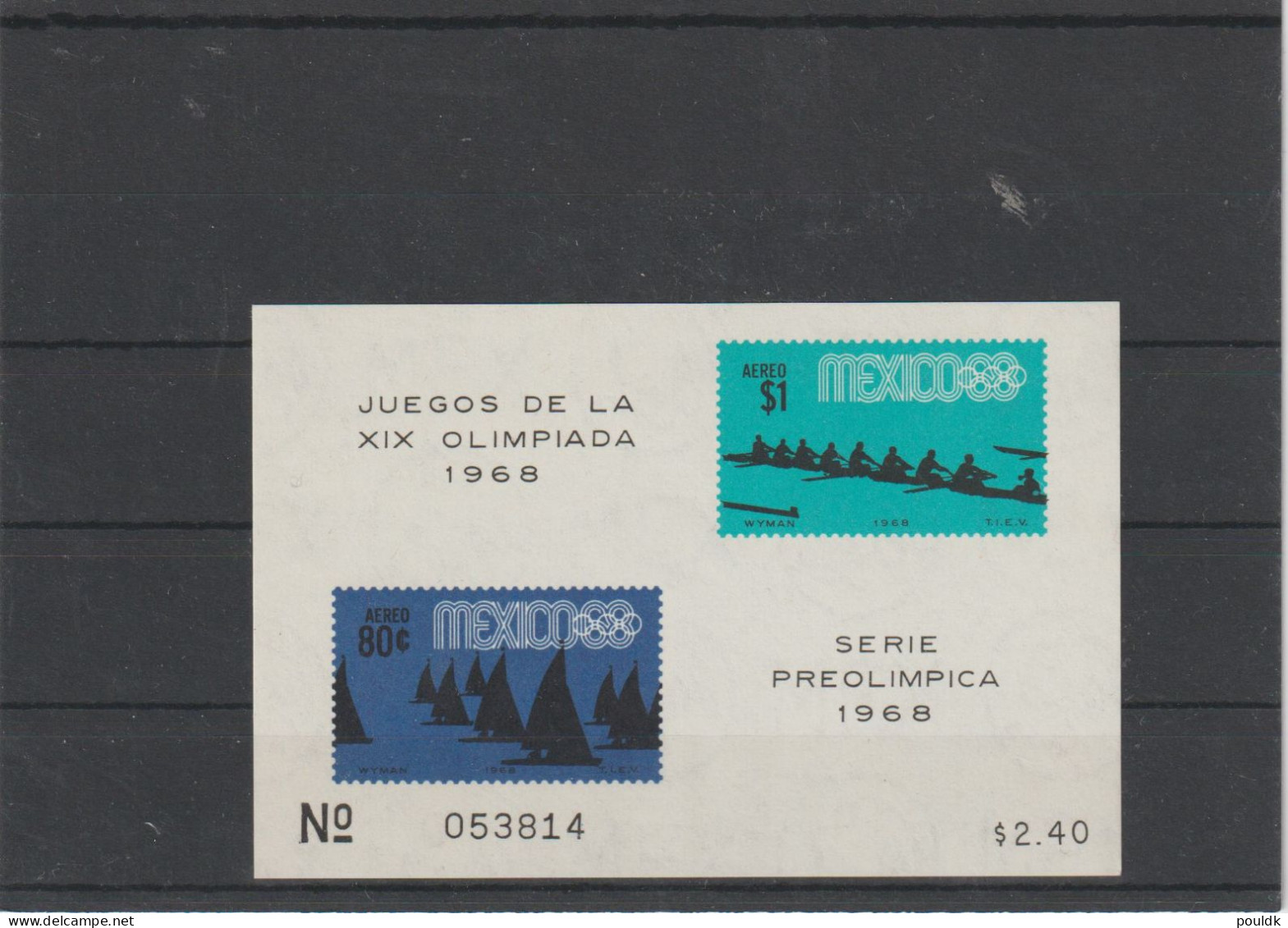 Olympic Games In Mexico City 1968 - Six Souvenir Sheets MNH/**. Postal Weight Approx. 0,09 Kg. Please Read Sales Conditi - Summer 1968: Mexico City