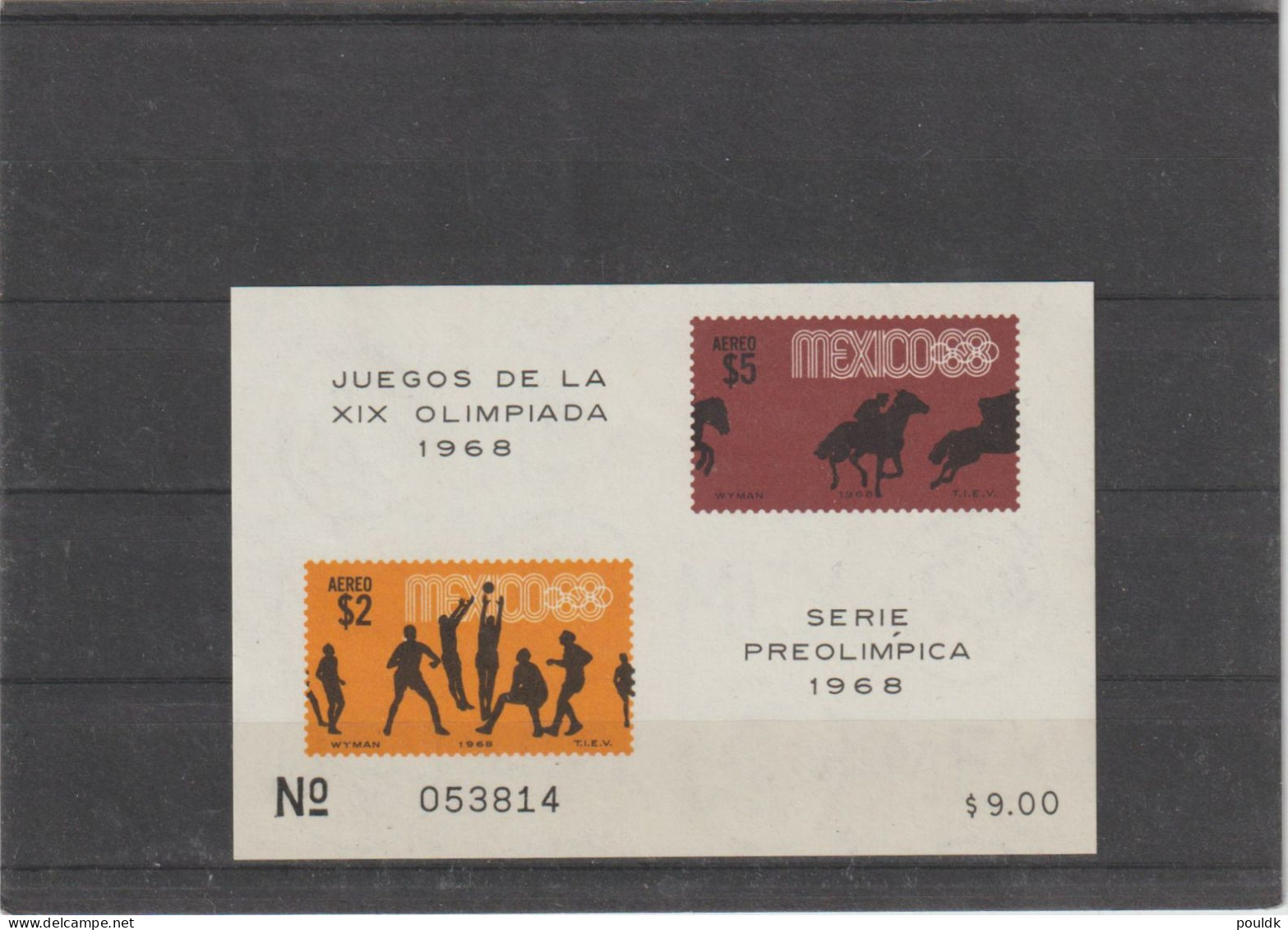 Olympic Games In Mexico City 1968 - Six Souvenir Sheets MNH/**. Postal Weight Approx. 0,09 Kg. Please Read Sales Conditi - Summer 1968: Mexico City