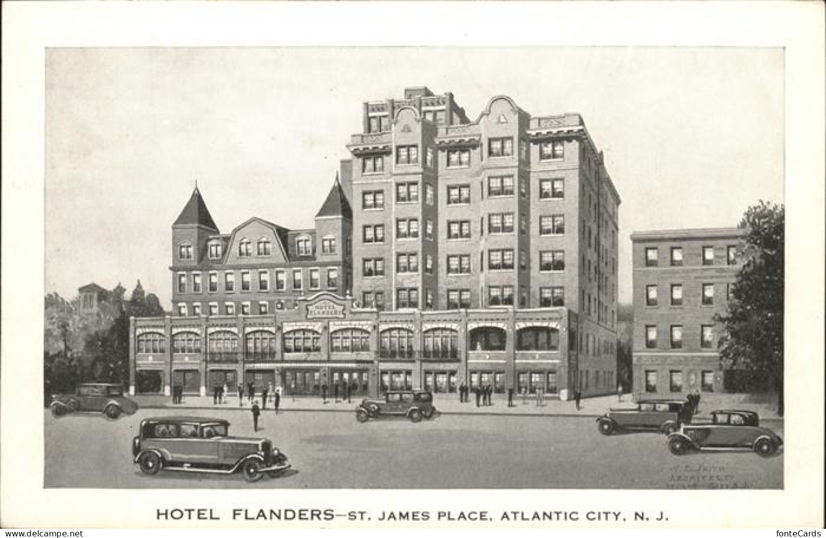 11090086 Atlantic_City_New_Jersey Hotel Flanders - Andere & Zonder Classificatie