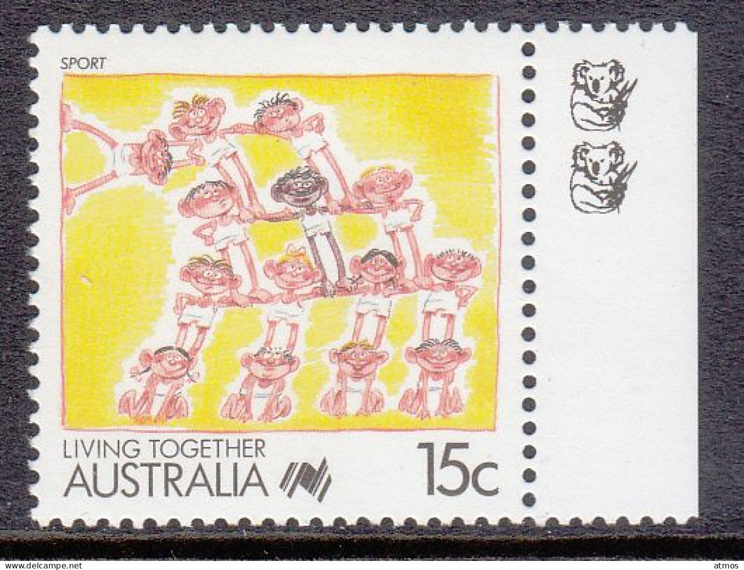 Australia MNH Michel Nr 1082 From 1988 Reprint 2 Koala - Mint Stamps