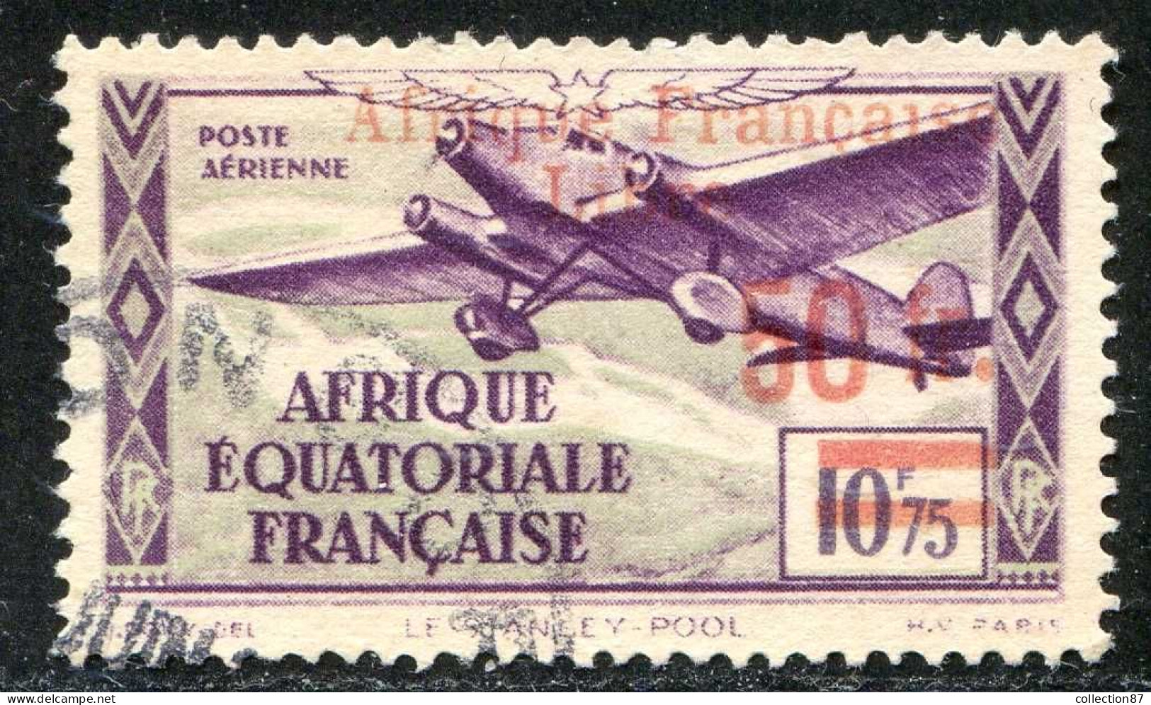 REF090 > AEF < PA N° 21 Ø Oblitéré  Used Ø < Cote 20 € - Aéro  Poste Aérienne - Used Stamps