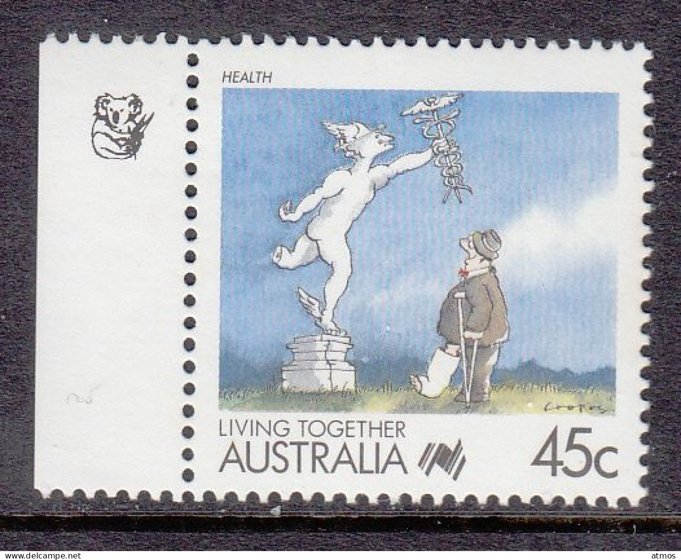 Australia MNH Michel Nr 1086 From 1988 Reprint 1 Koala - Mint Stamps