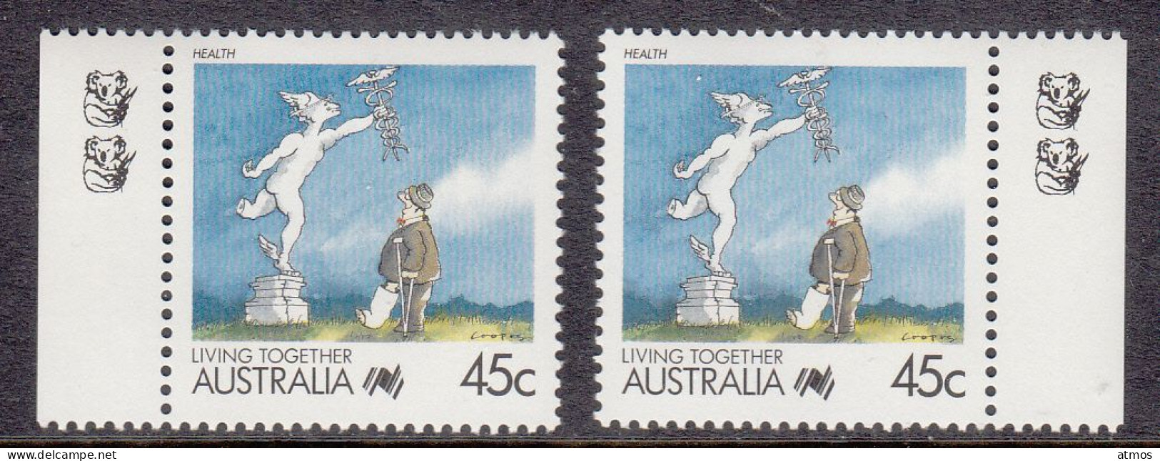 Australia MNH Michel Nr 1086 From 1988 Reprint 2 Koala - Neufs