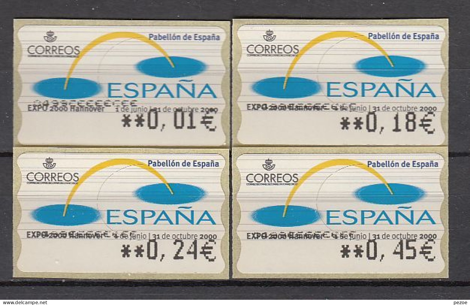 Spanien / ATM :  ATM  123 ** - Machine Labels [ATM]