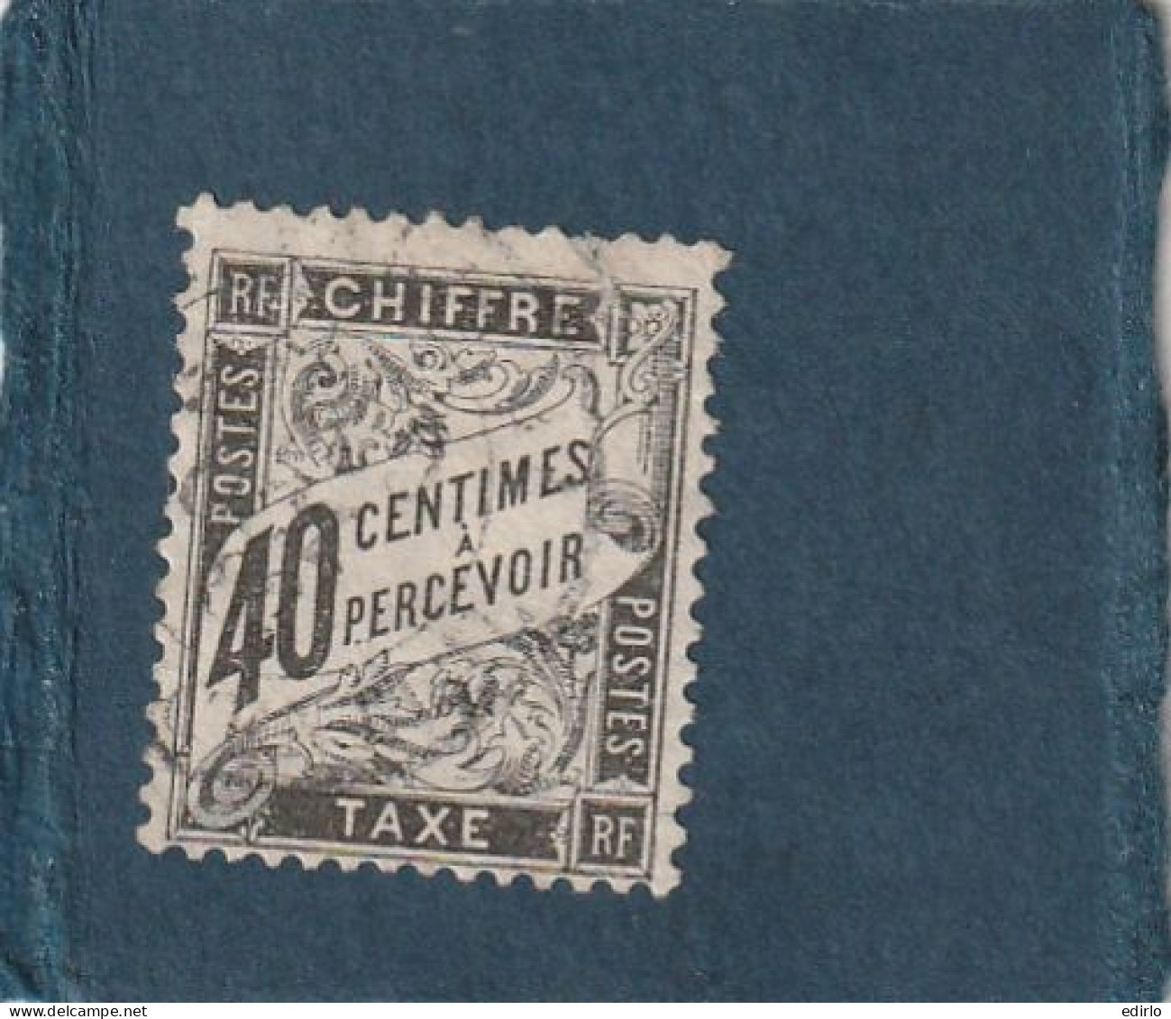 ///   FRANCE ///     N°  19 Timbre Taxe 60 Cts --   Côte 70€ - 1859-1959 Afgestempeld
