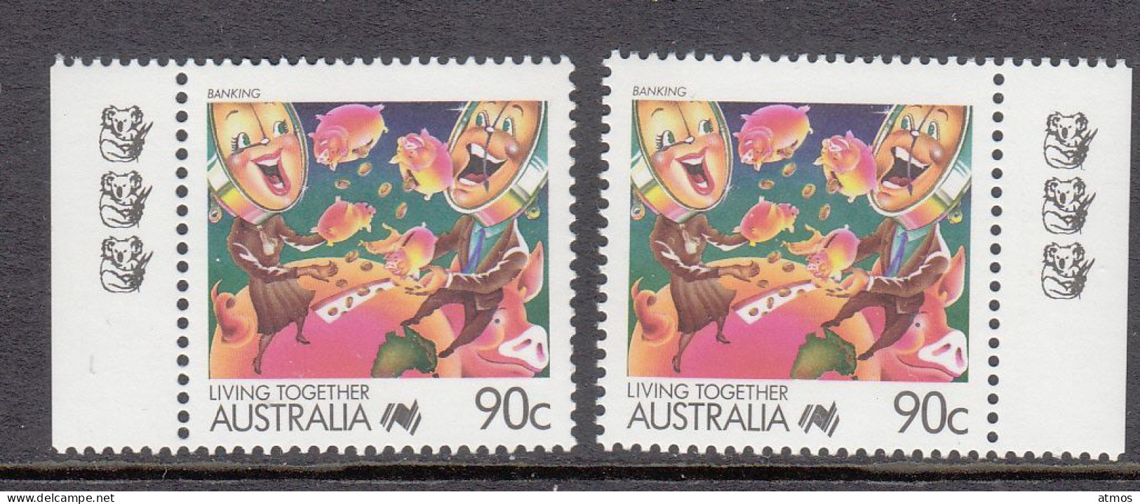 Australia MNH Michel Nr 1091 From 1988 Reprint 3 Koala - Mint Stamps