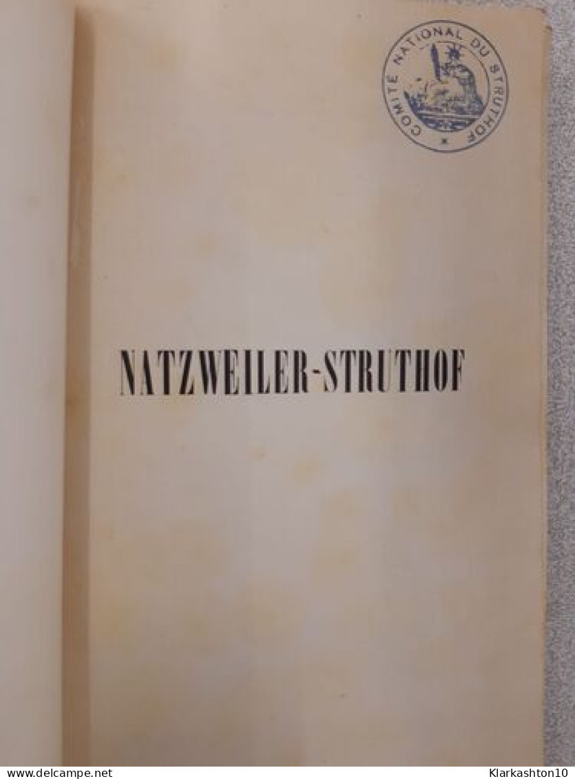 Natzweiler Struthof - Autres & Non Classés