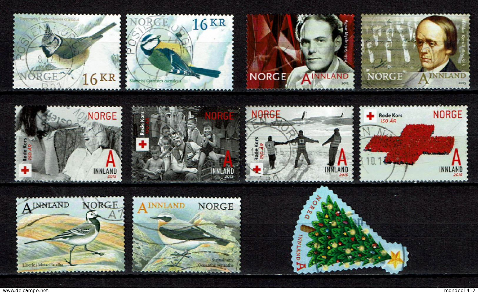 Norway 2015 - Lot Diff. Used, Versch. Gestempelt - Gebraucht