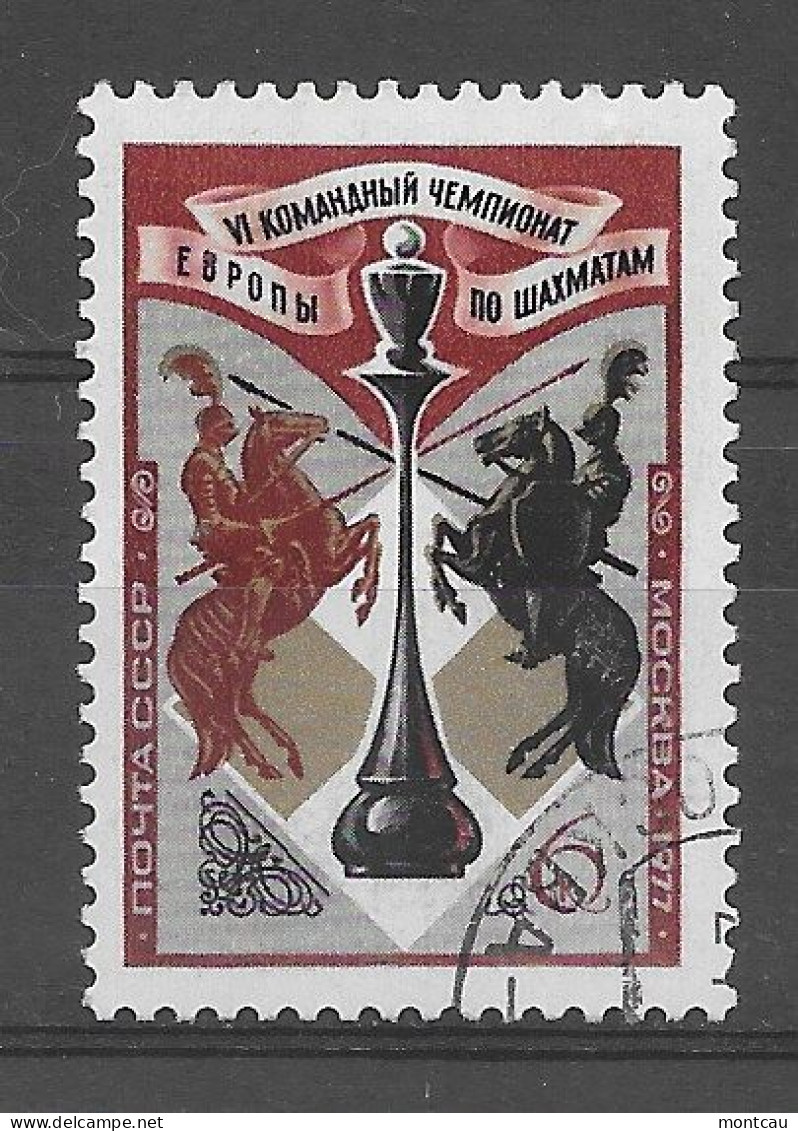 Chess Russia URSS 1977 - Campeonato De Europa - Chess